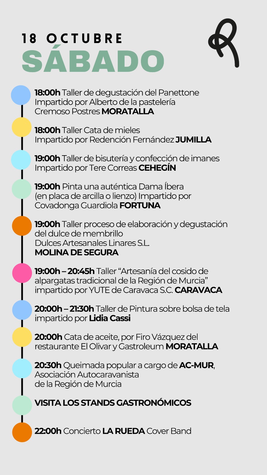 Programación Sábado 18