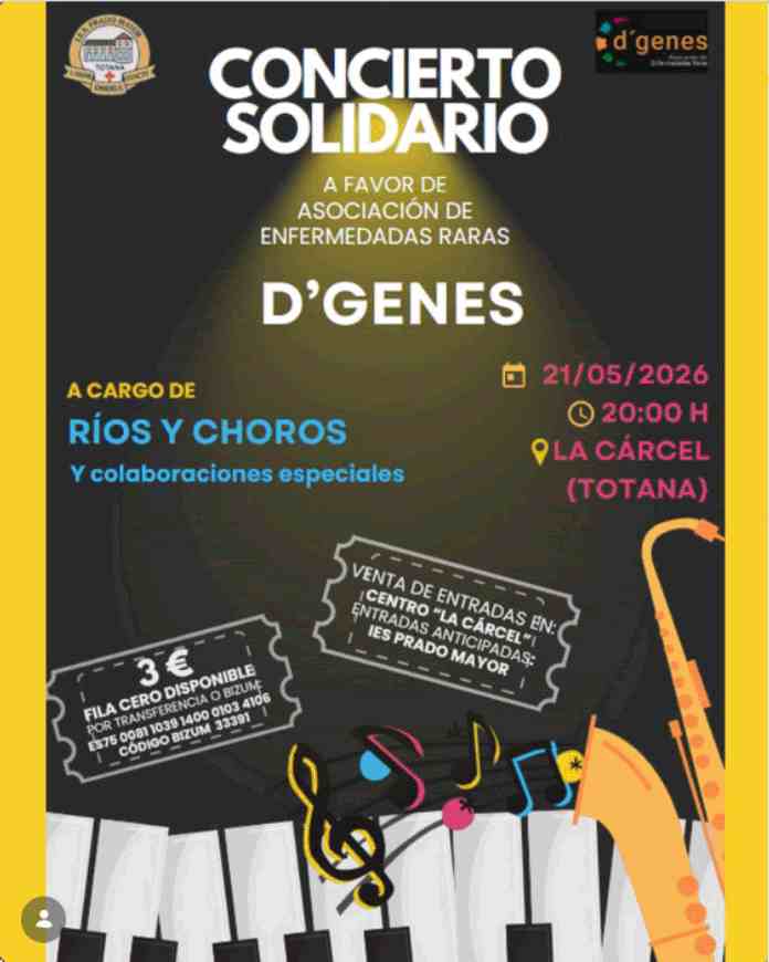 Concierto Solidario A Beneficio Asociación D'Genes"