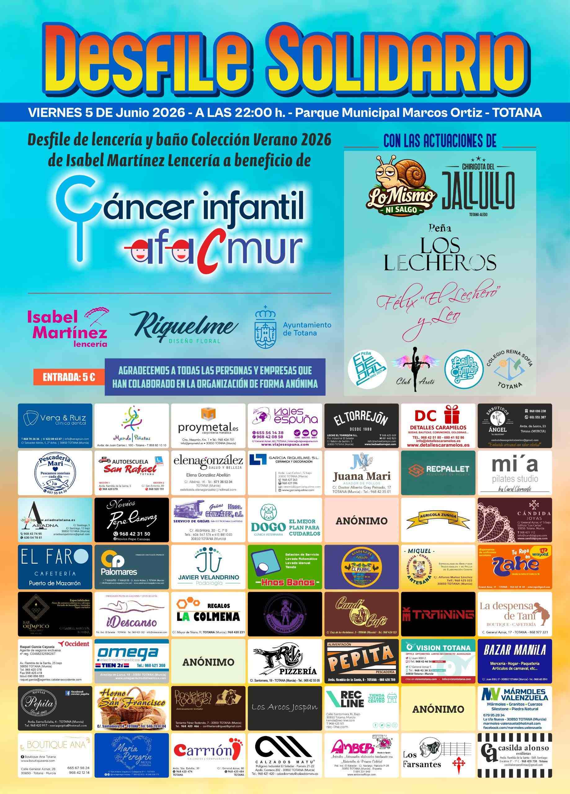 Desfile Solidario De Lencería Y Baño A Beneficio Afacmur