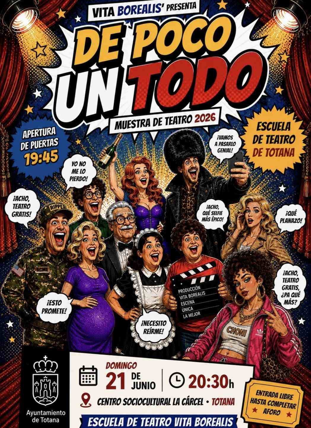 Muestra De Teatro "De Todo Un Poco". Escuela De Teatro Vita Borealis - Imagen 1