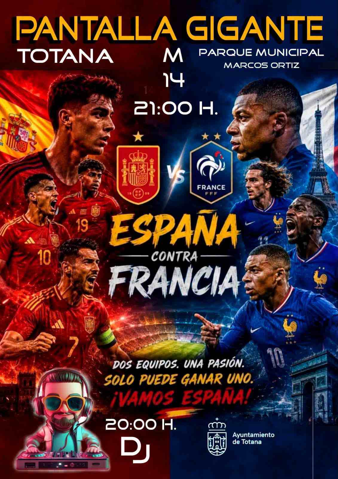 Partido De Fútbol Mundial 2026: España - Francia - Imagen 1