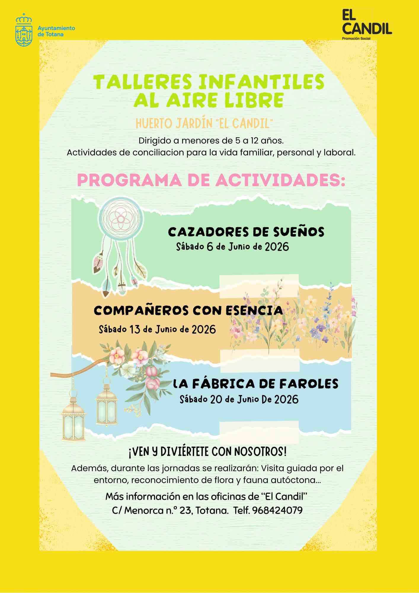 Talleres Para La Infancia Al Aire Libre: Compañeros Con Esencia