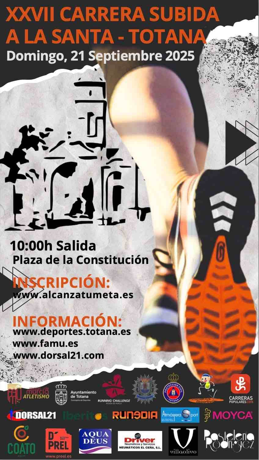 XXVII Carrera Subida A La Santa Totana 2025